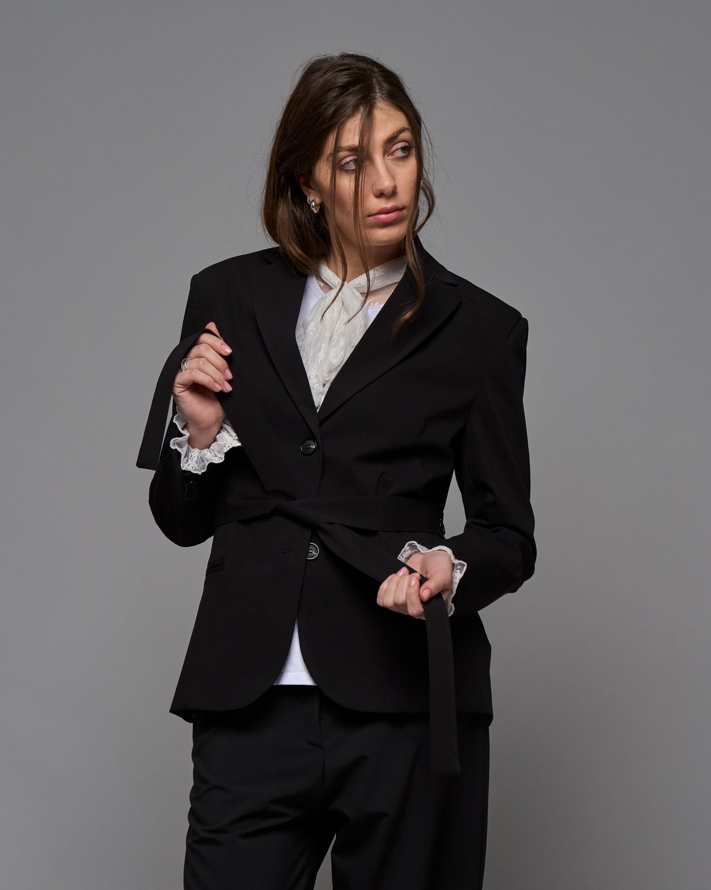 Belted Blazer