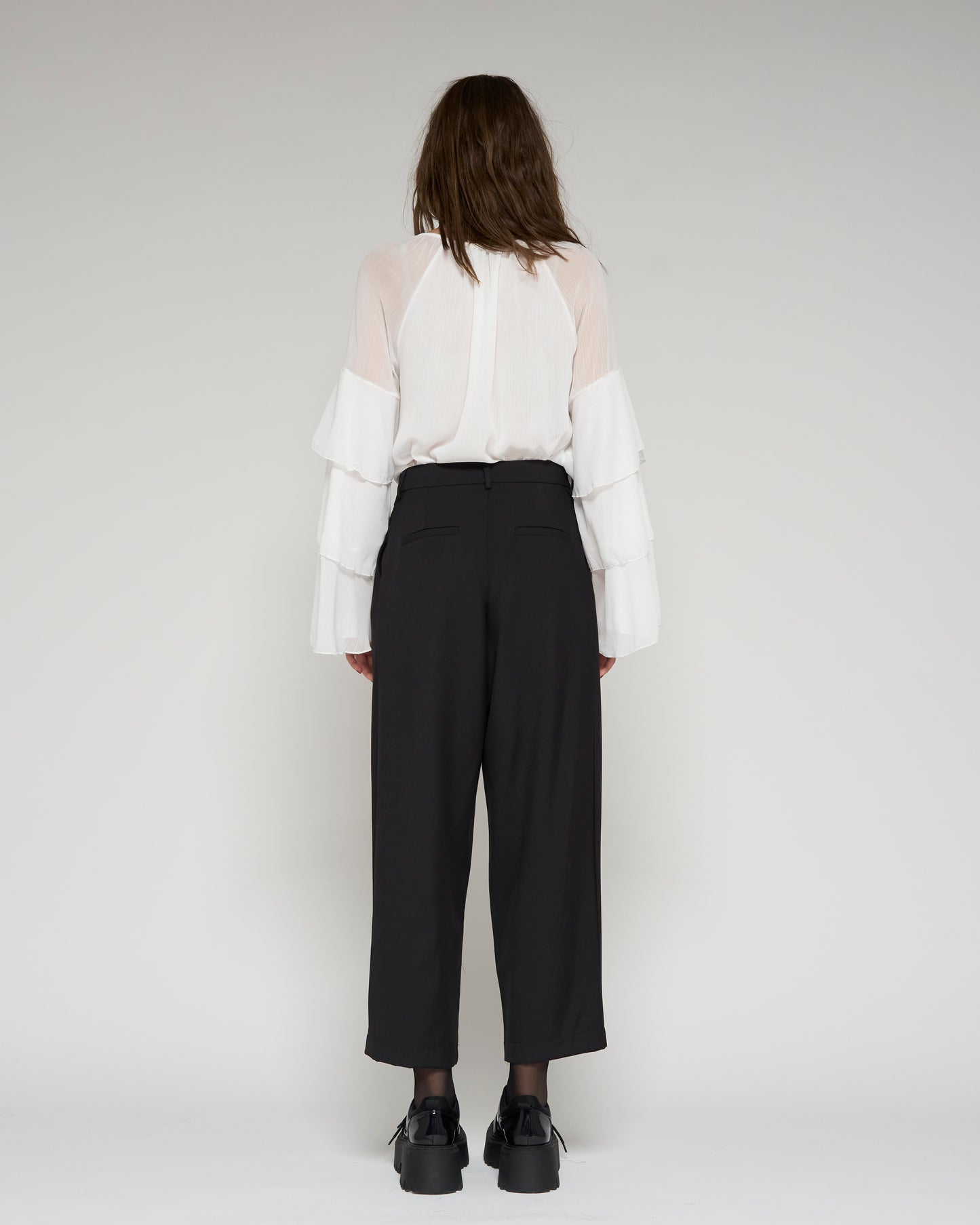 Cropped Suit Trousers