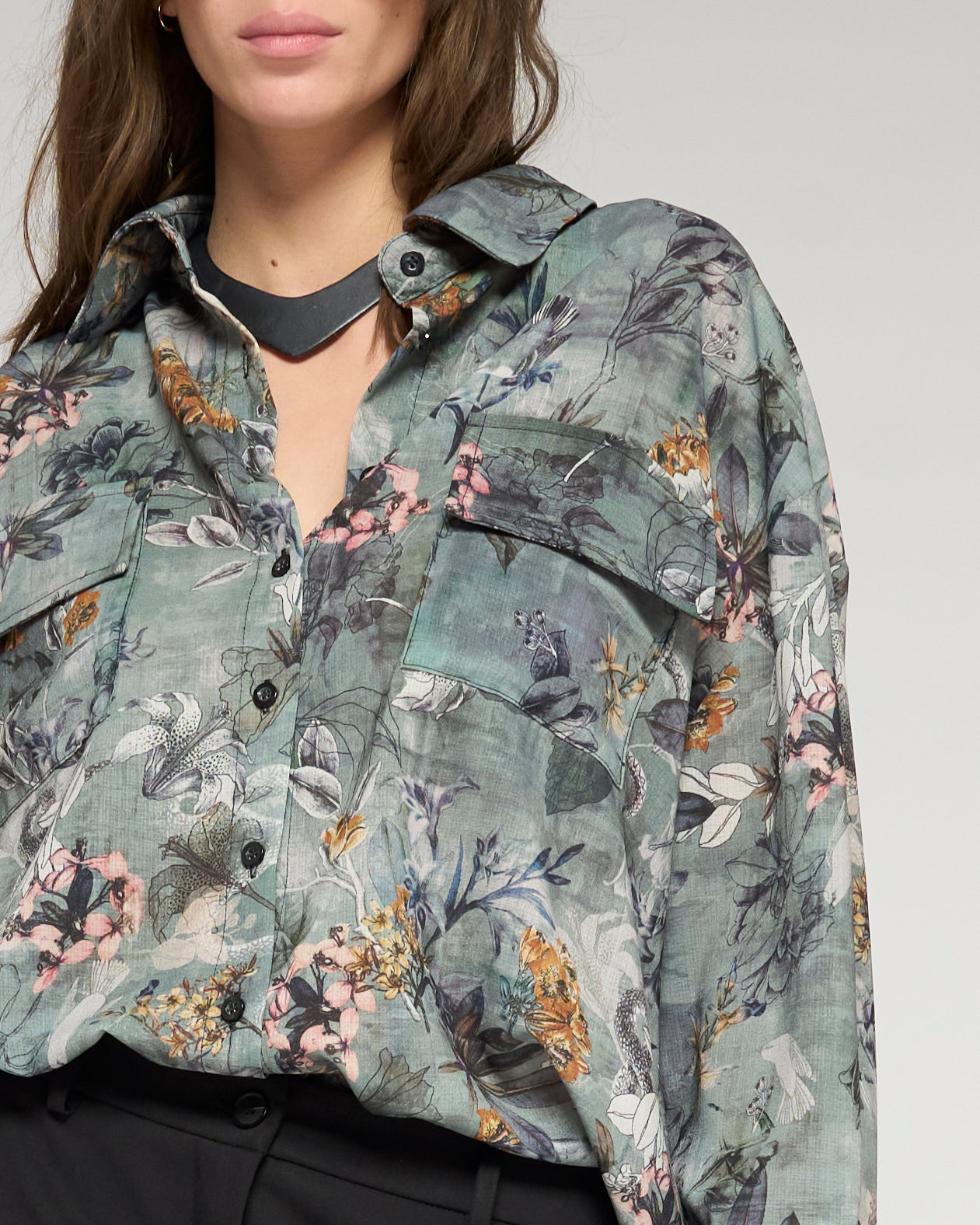 Oversized Floral Shirt