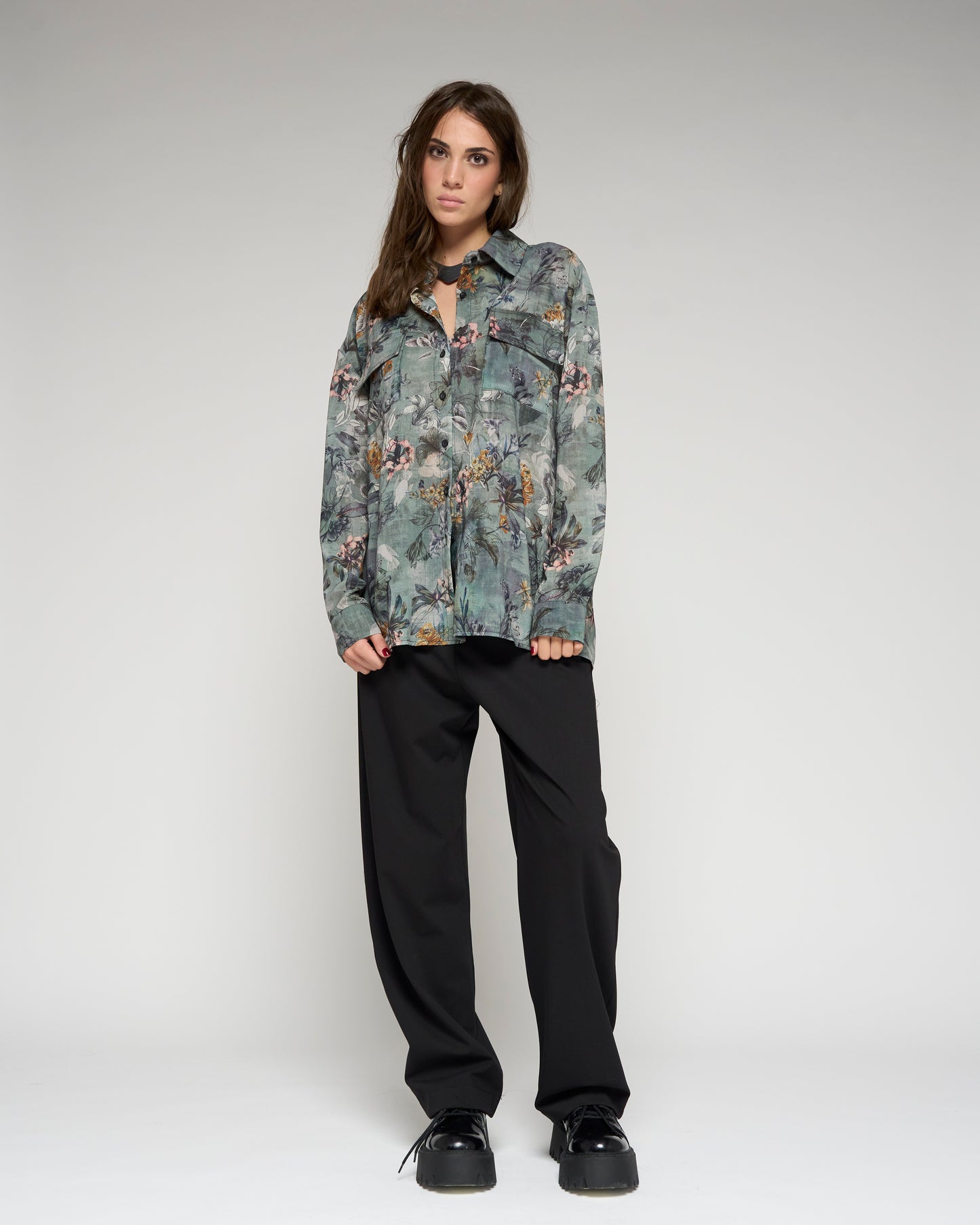 Oversized Floral Shirt