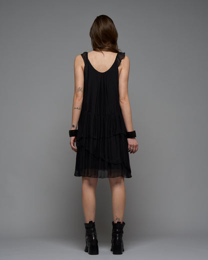 Silked Layered Mini Dress