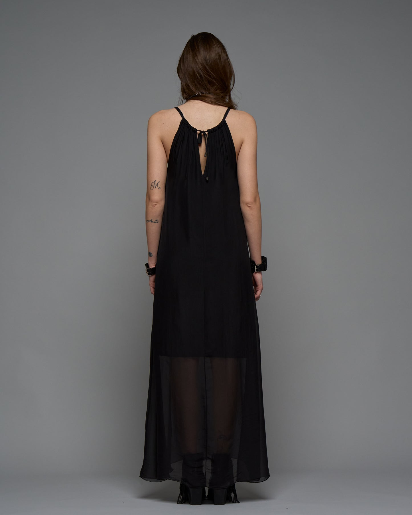 Silked Long Dress