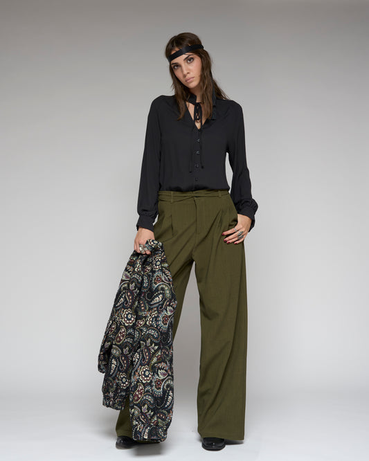 Wide-Leg Trousers