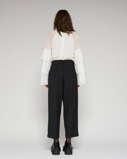 Cropped Suit Trousers