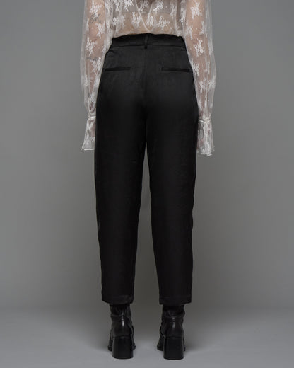 Textured Satin Trousers