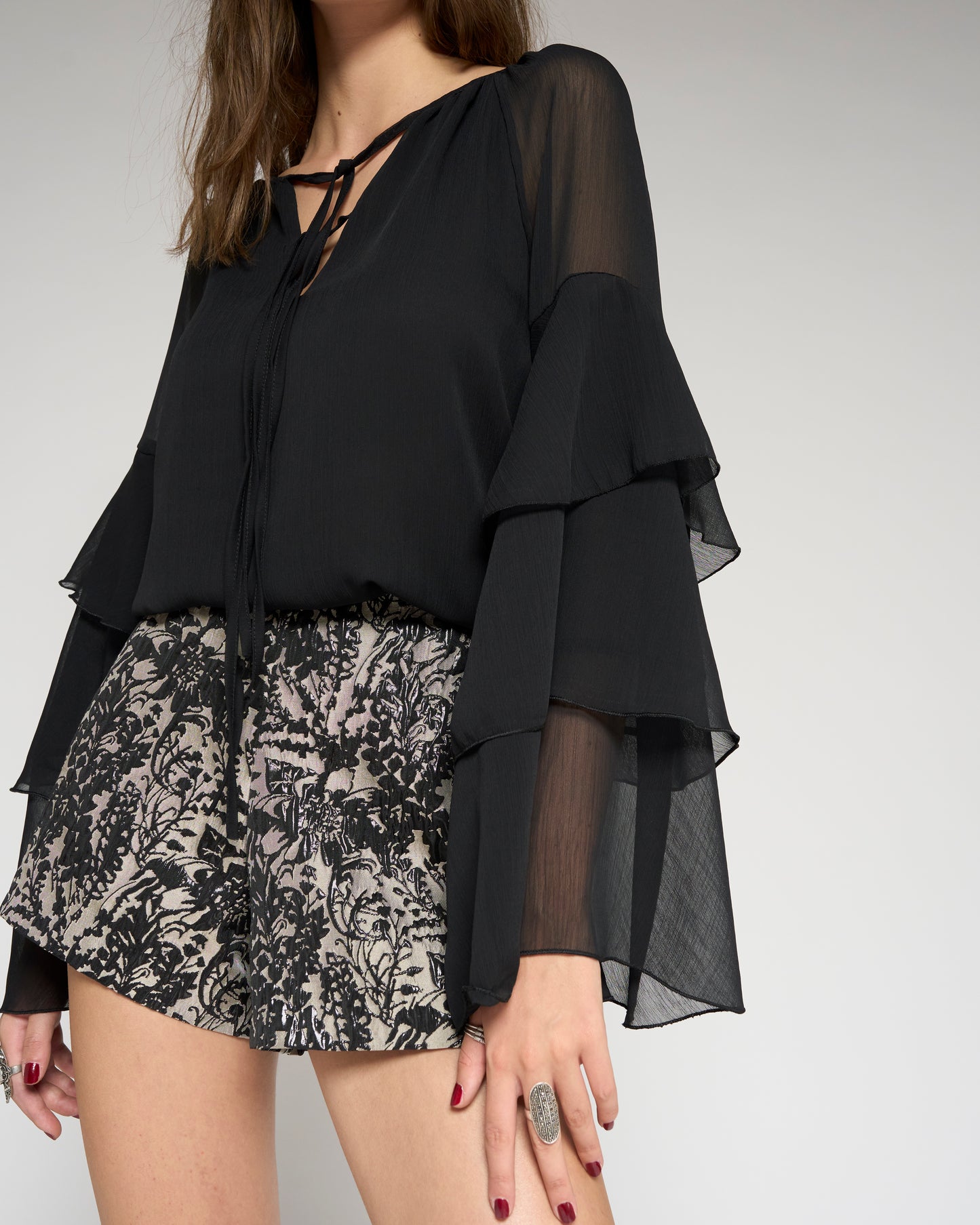 Boho Crepon Blouse