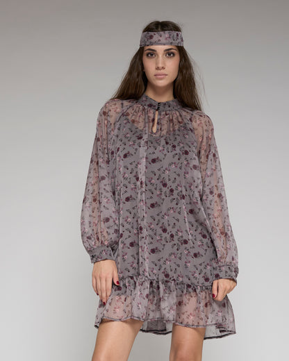 Buds Print Minidress
