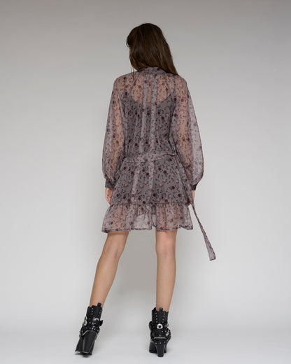 Buds Print Minidress
