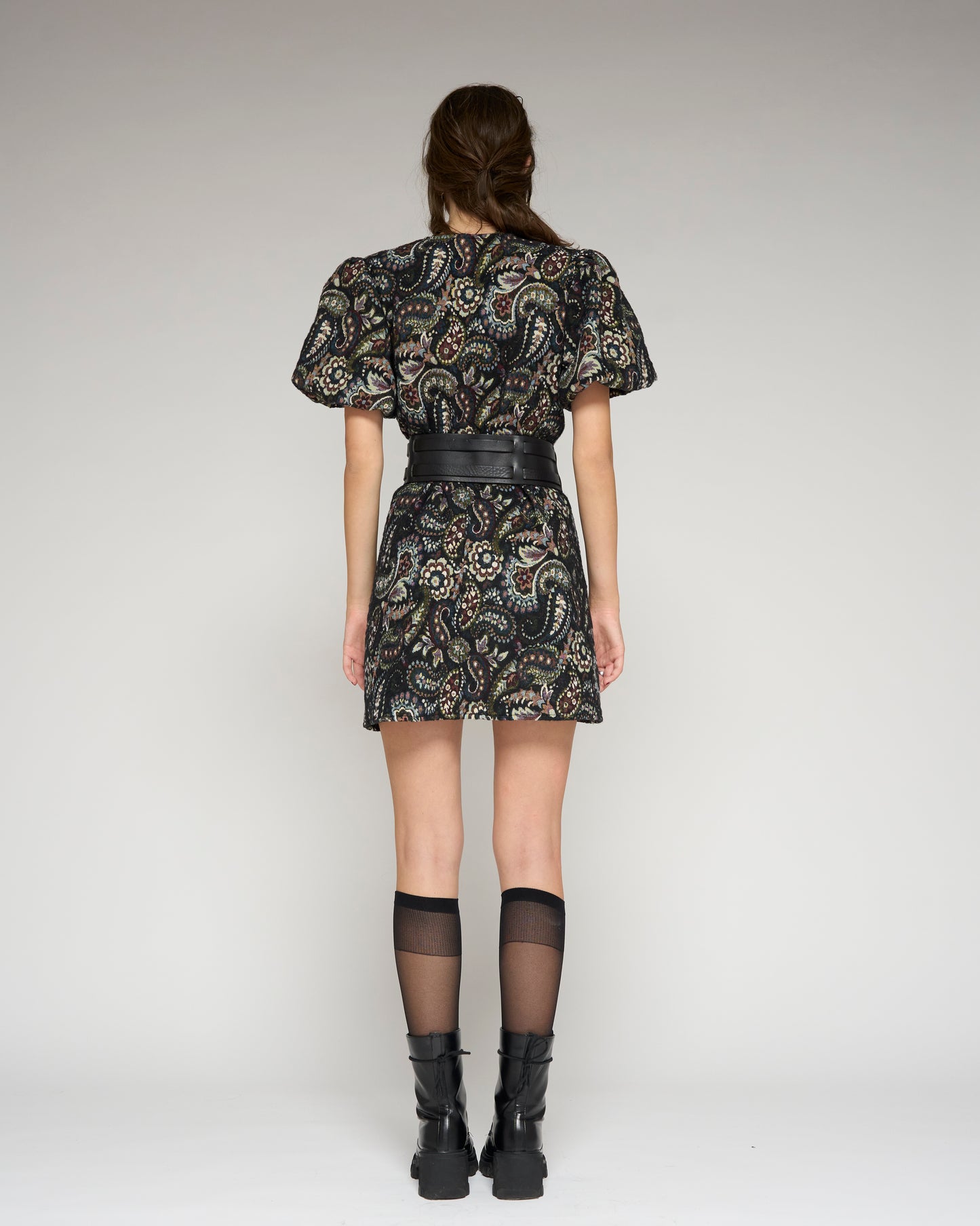 Paisleys Jacquard dress
