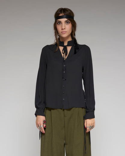 High-collar Shirt