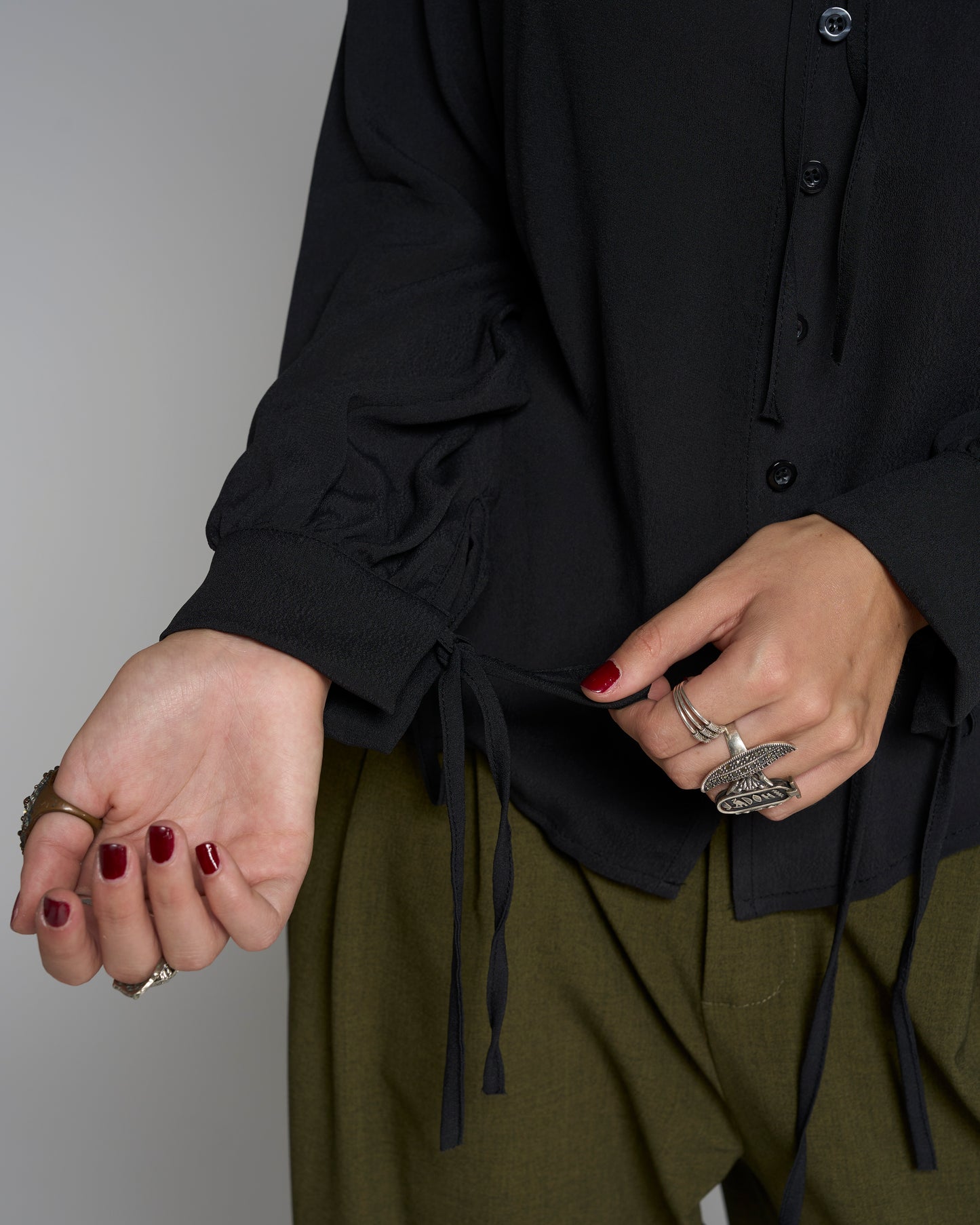 High-collar Shirt